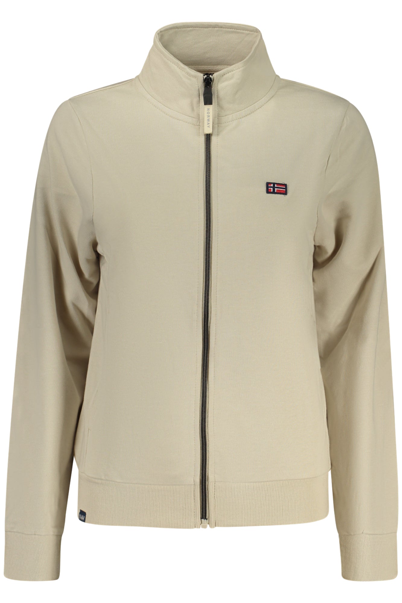 NORWAY 1963 FELPA CON ZIP DONNA BEIGE