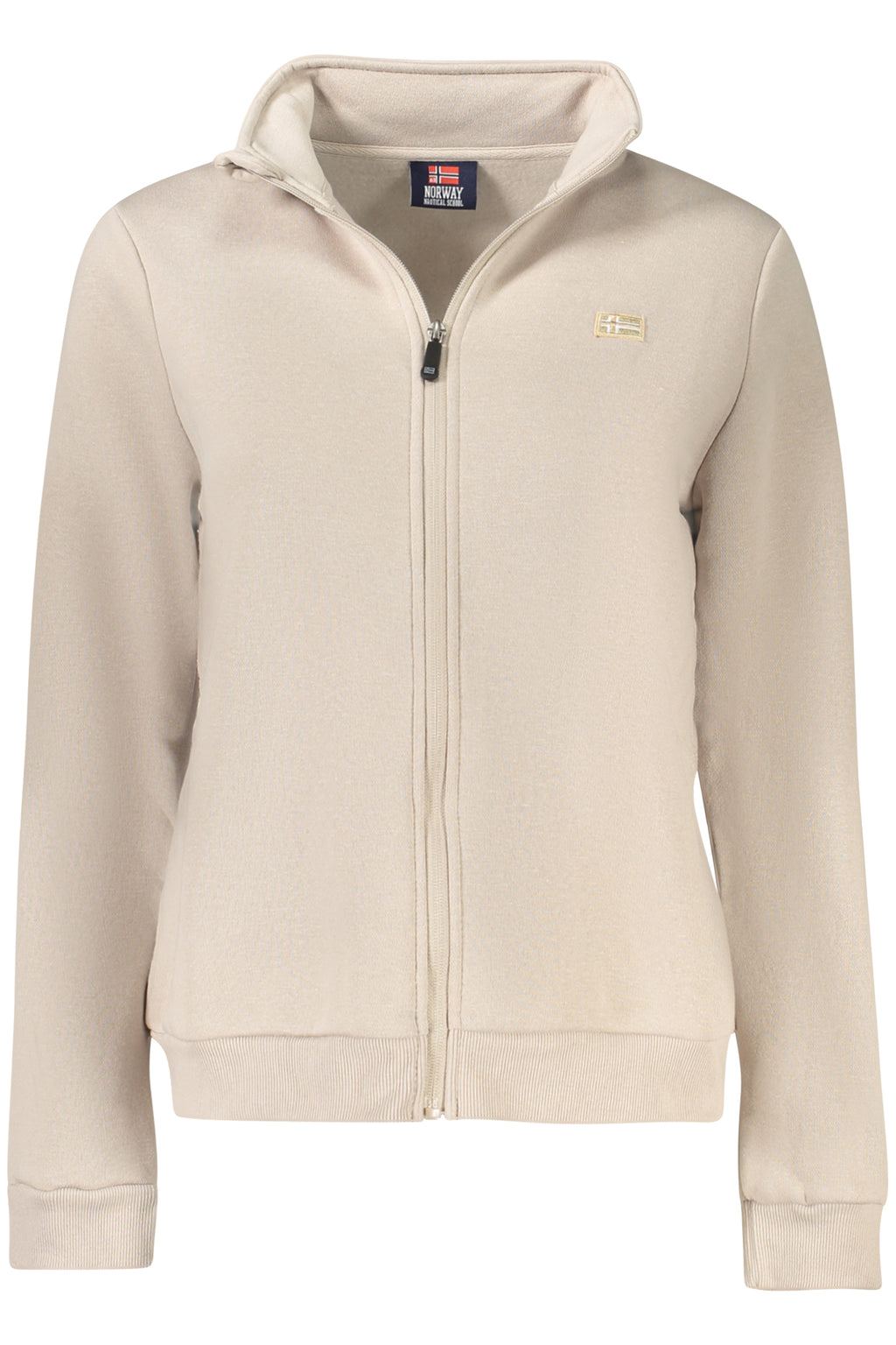 NORWAY 1963 FELPA CON ZIP DONNA BEIGE