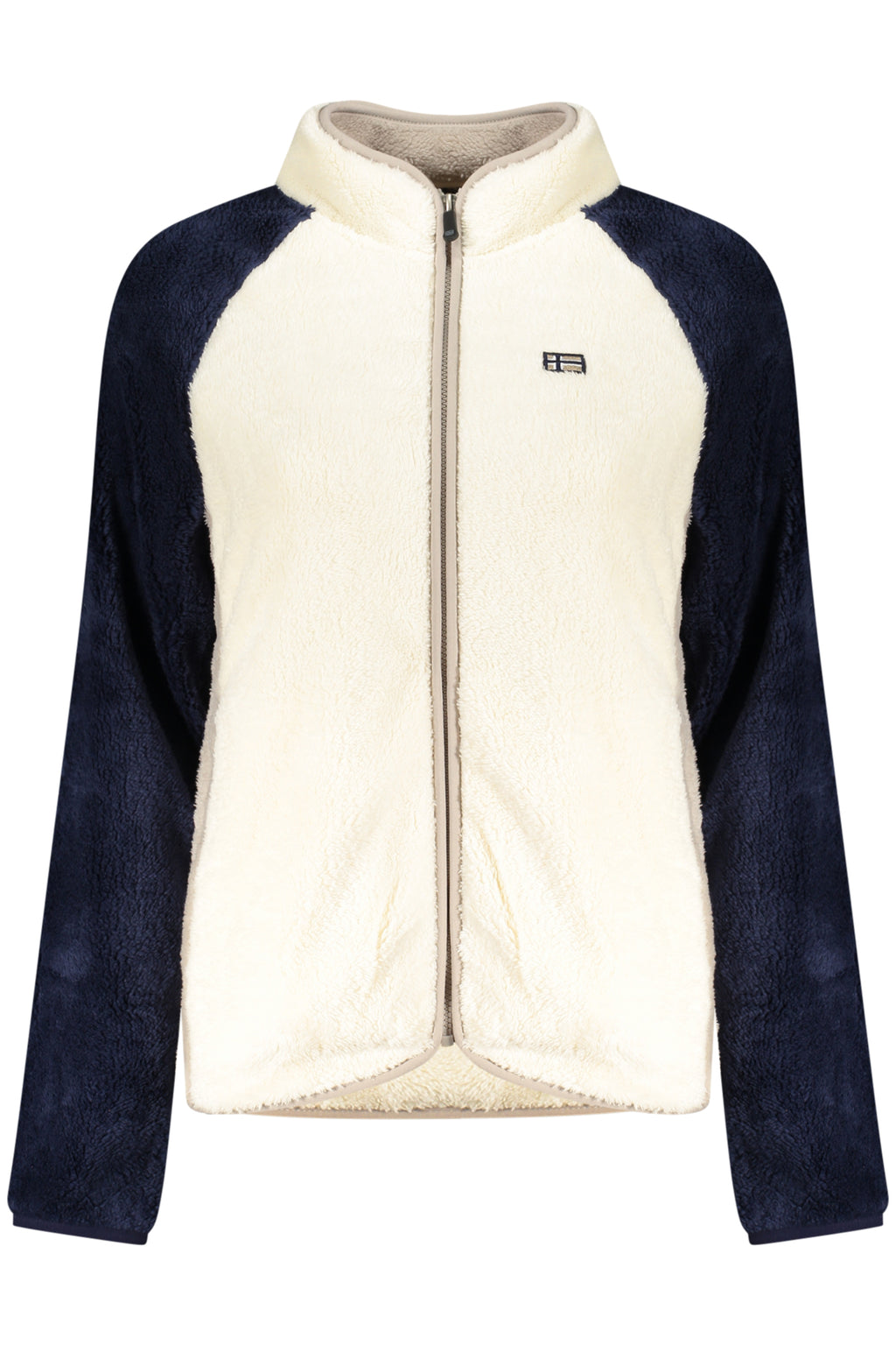 NORWAY 1963 FELPA CON ZIP DONNA BIANCO