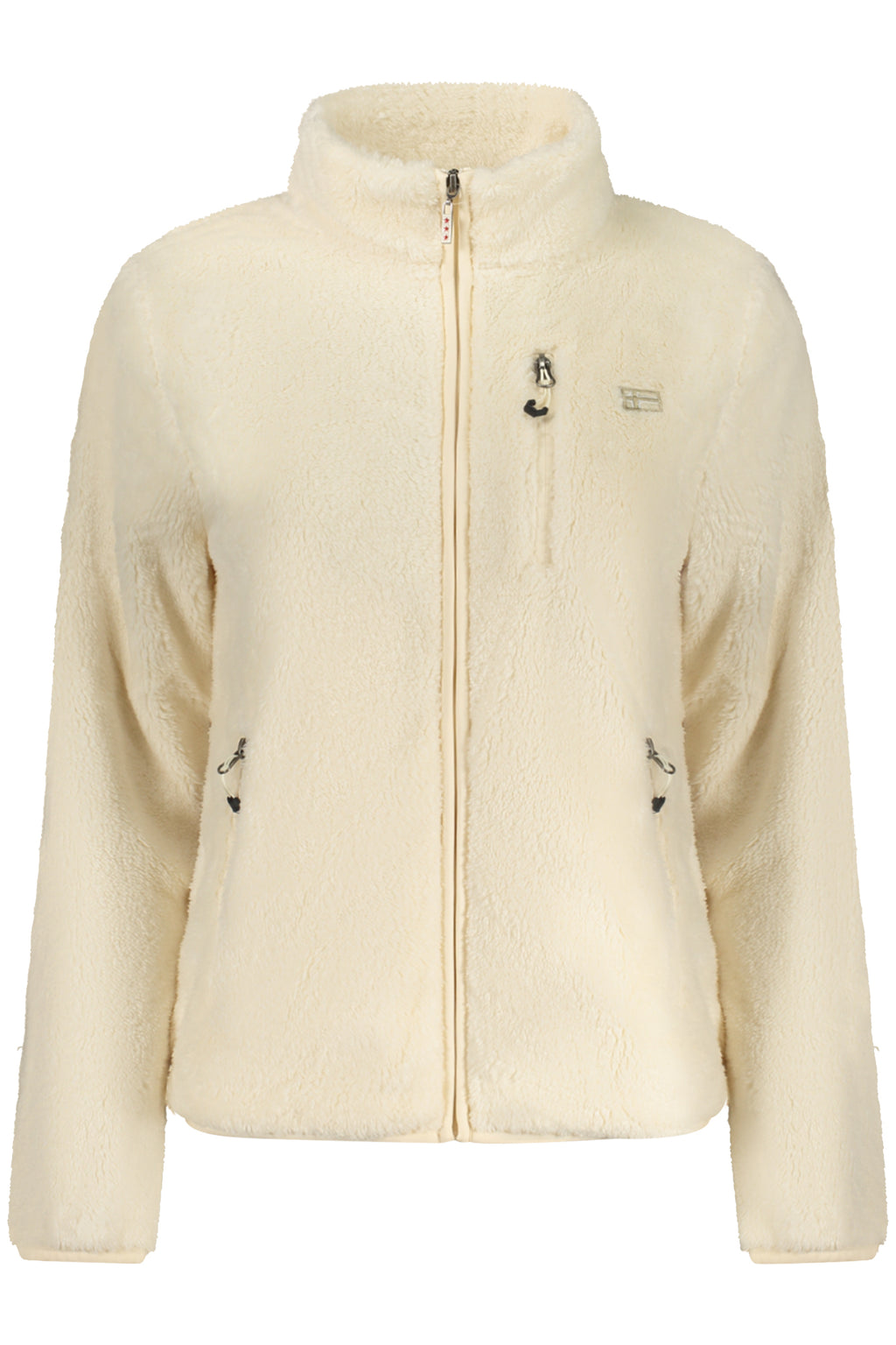 NORWAY 1963 FELPA CON ZIP DONNA BIANCO