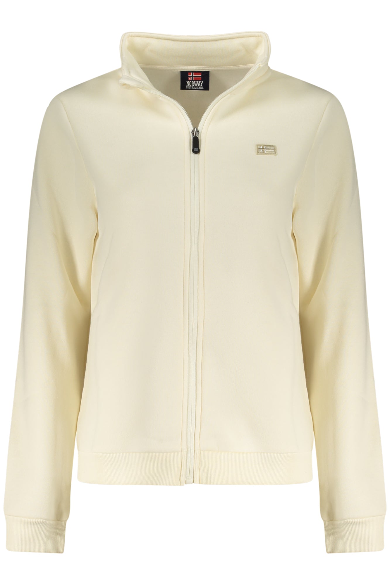 NORWAY 1963 FELPA CON ZIP DONNA BIANCO