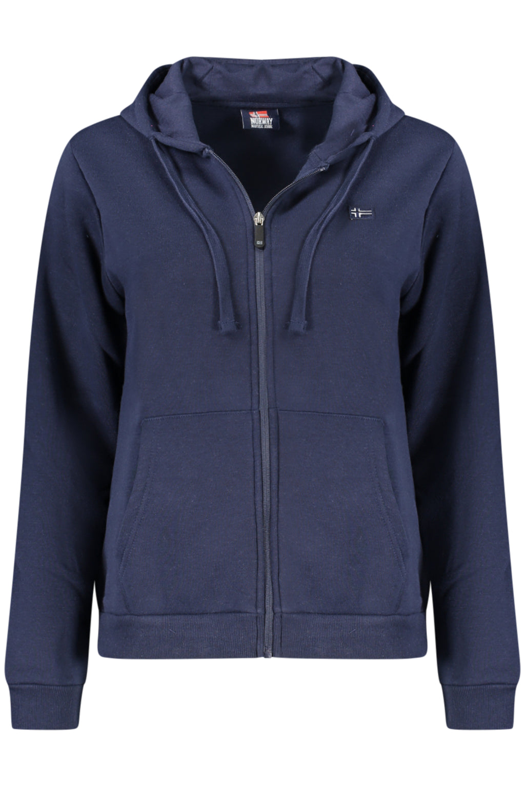 NORWAY 1963 FELPA CON ZIP DONNA BLU