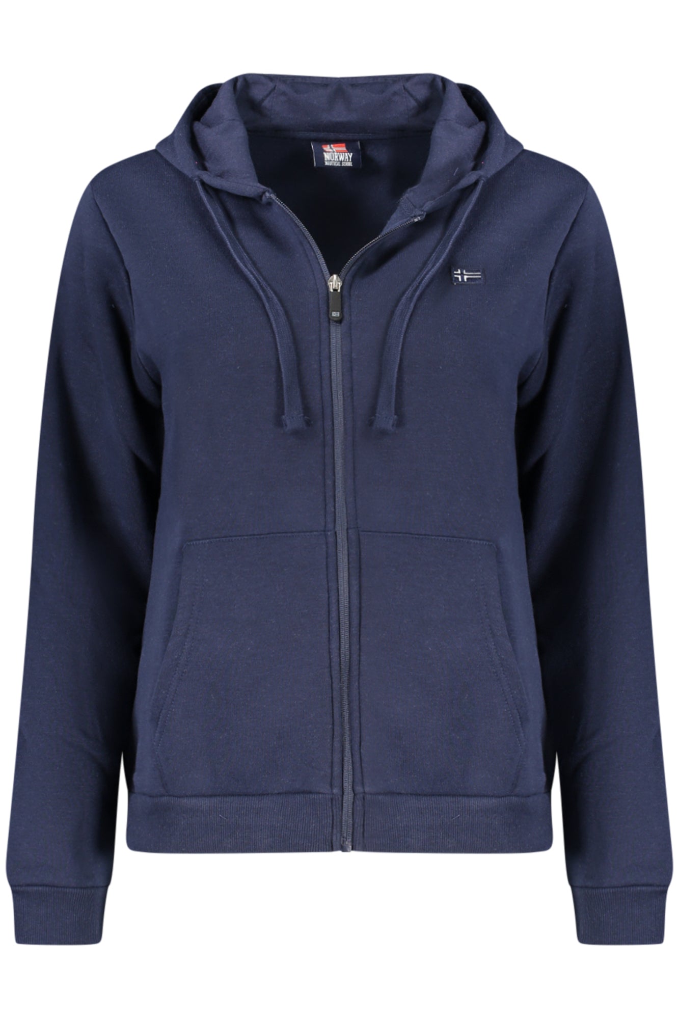 NORWAY 1963 FELPA CON ZIP DONNA BLU