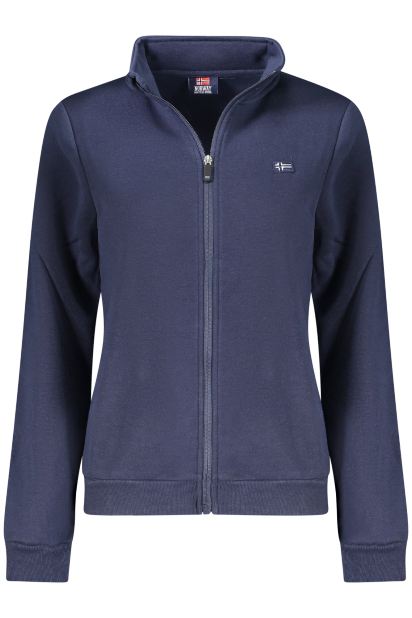 NORWAY 1963 FELPA CON ZIP DONNA BLU