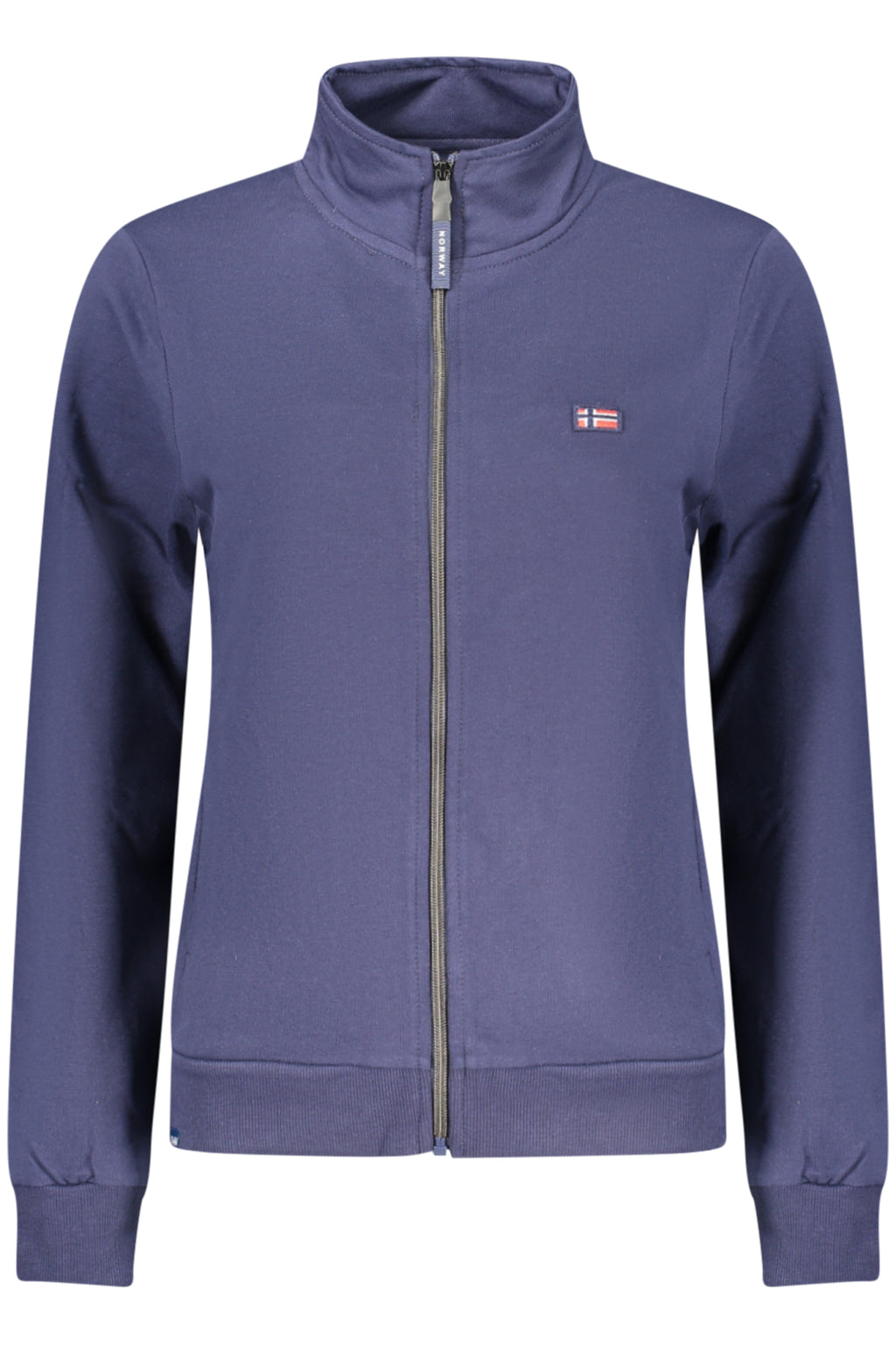 NORWAY 1963 FELPA CON ZIP DONNA BLU