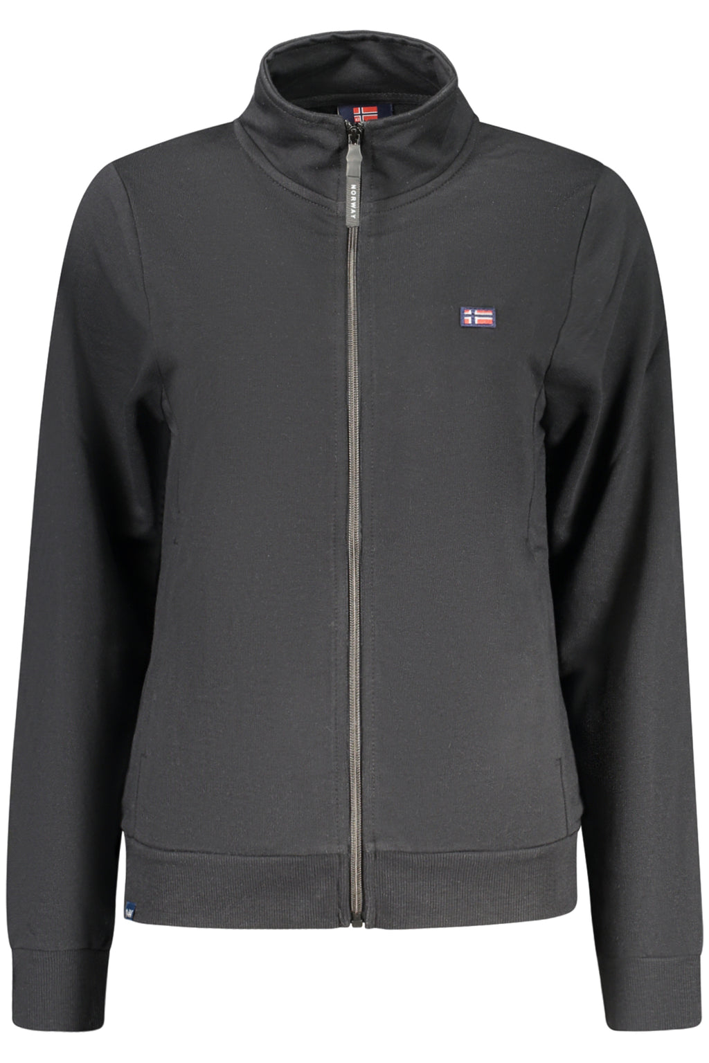 NORWAY 1963 FELPA CON ZIP DONNA NERO