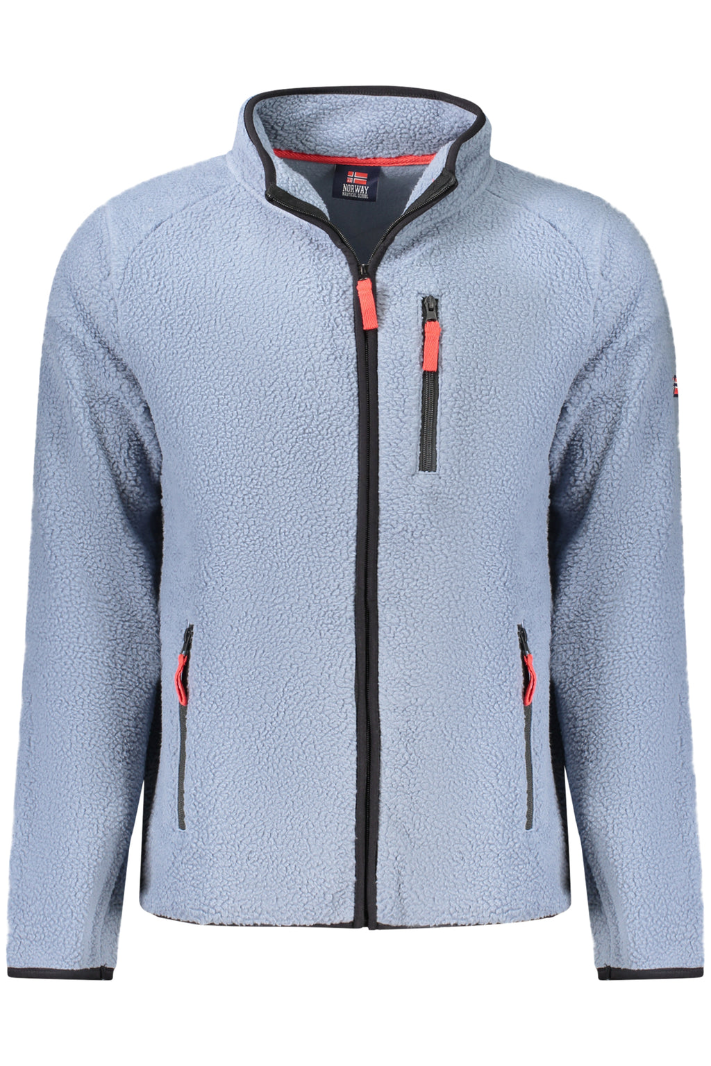 NORWAY 1963 FELPA CON ZIP UOMO BLU