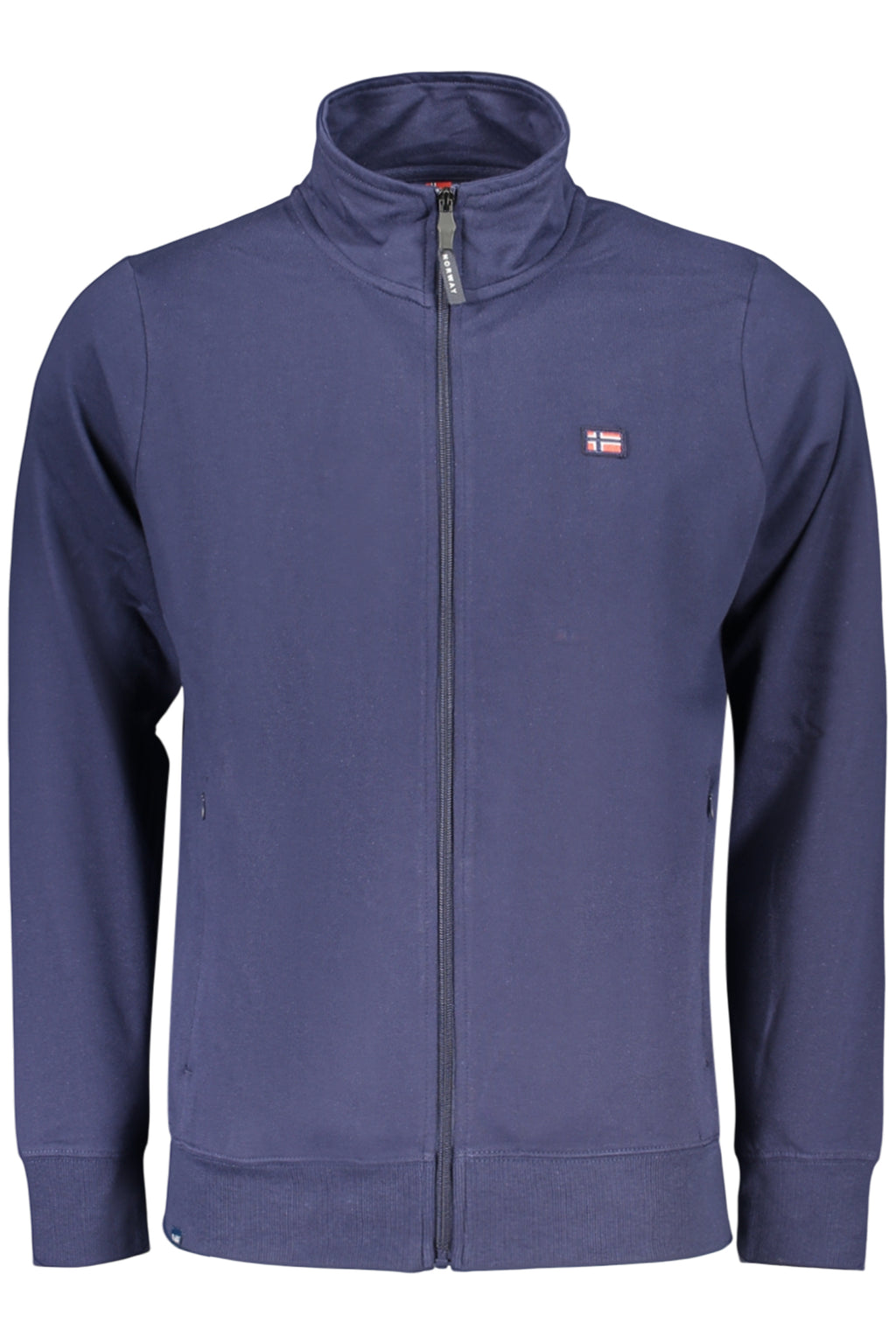 NORWAY 1963 FELPA CON ZIP UOMO BLU