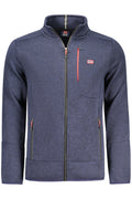 NORWAY 1963 FELPA CON ZIP UOMO BLU