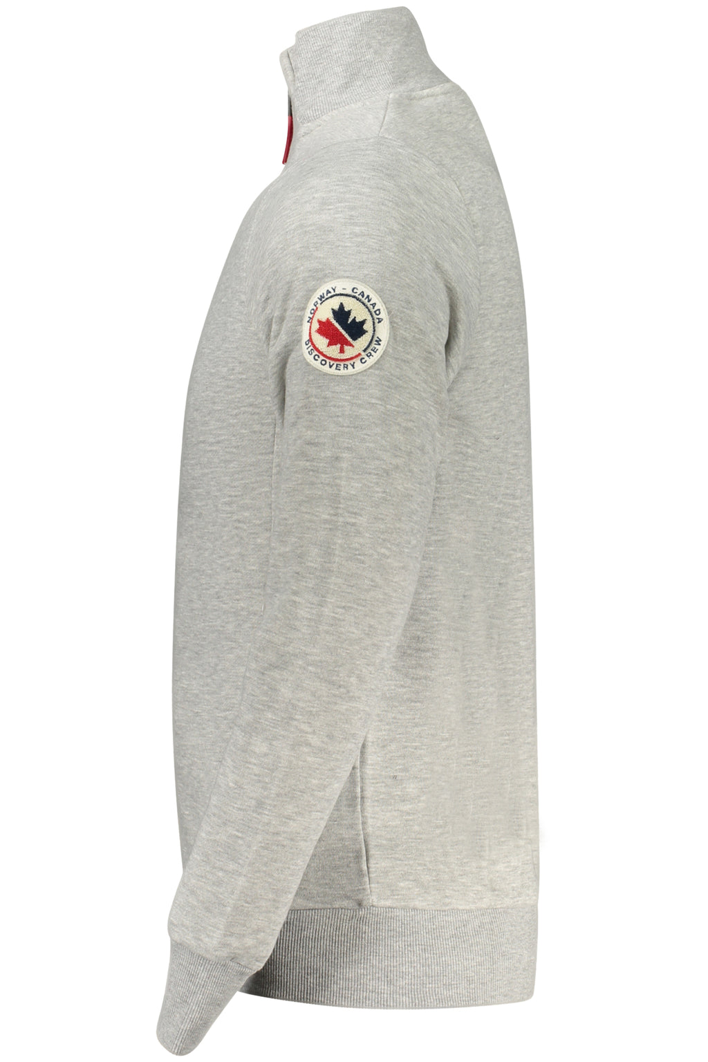 NORWAY 1963 FELPA CON ZIP UOMO GRIGIO