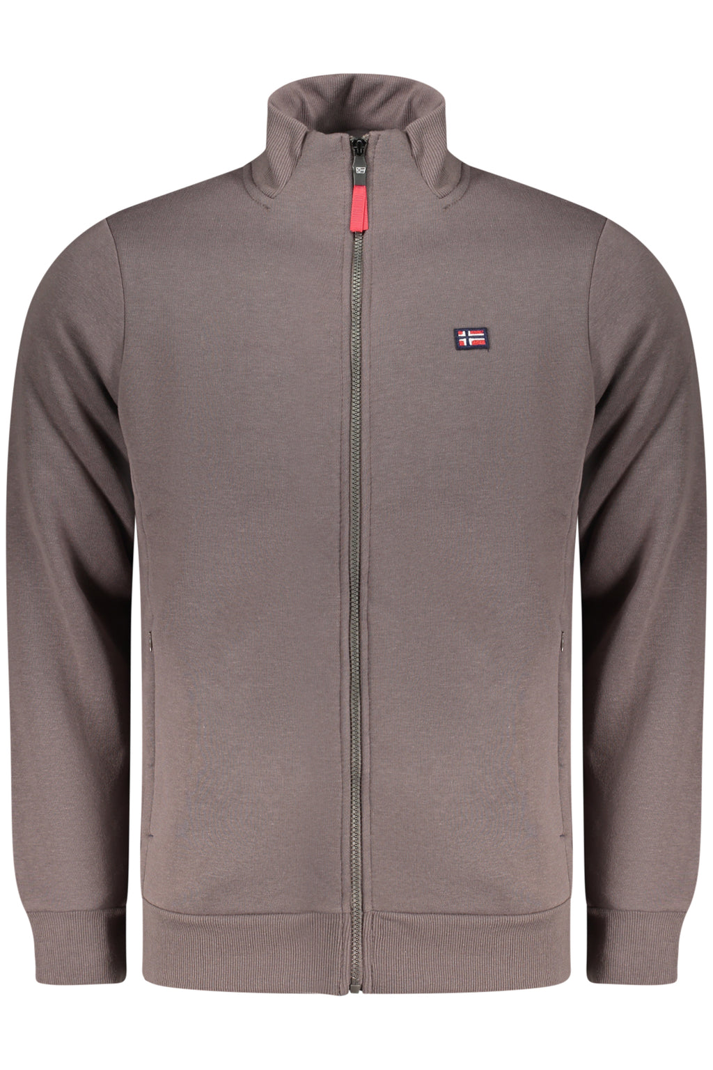 NORWAY 1963 FELPA CON ZIP UOMO MARRONE