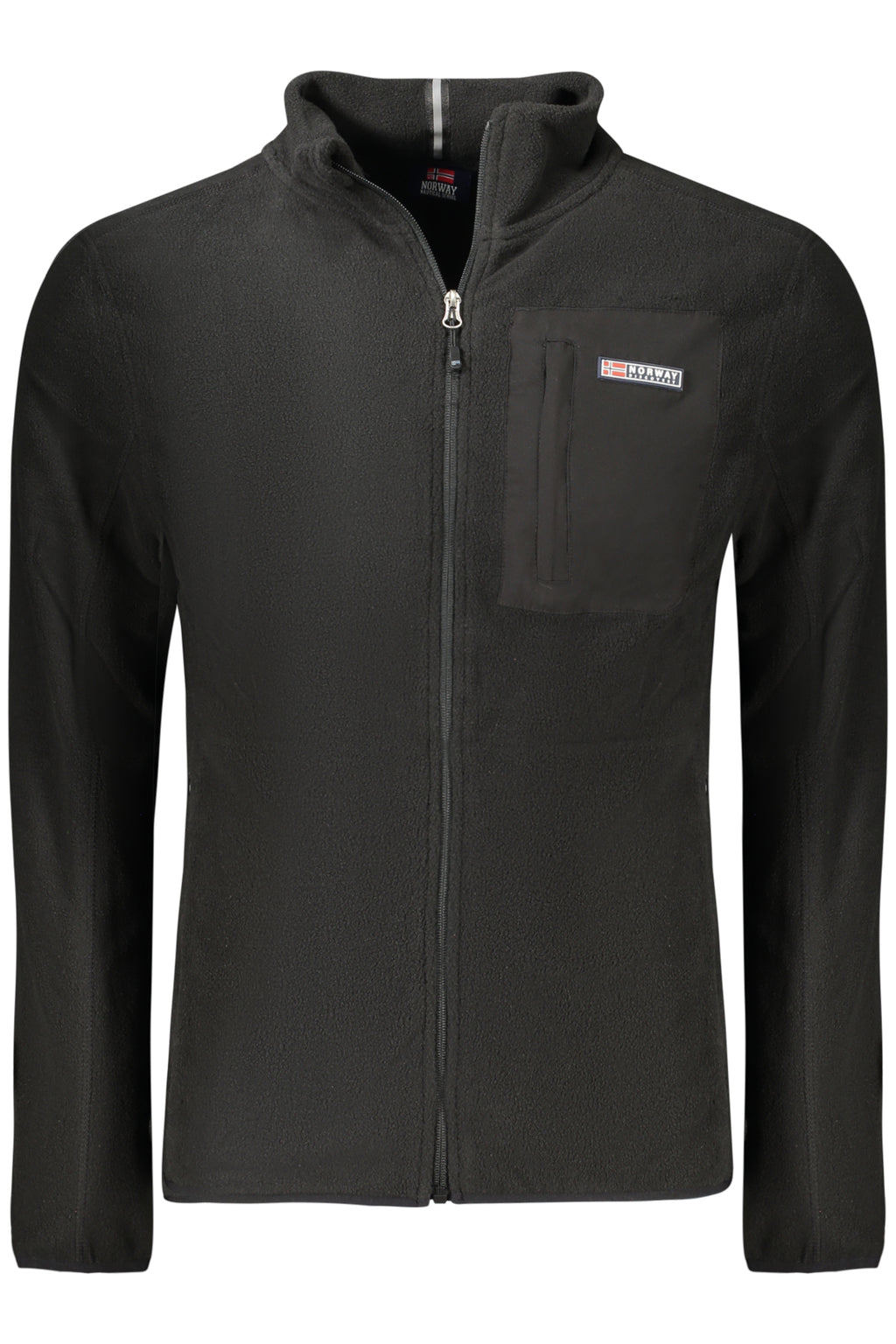 NORWAY 1963 FELPA CON ZIP UOMO NERO