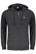 NORWAY 1963 FELPA CON ZIP UOMO NERO