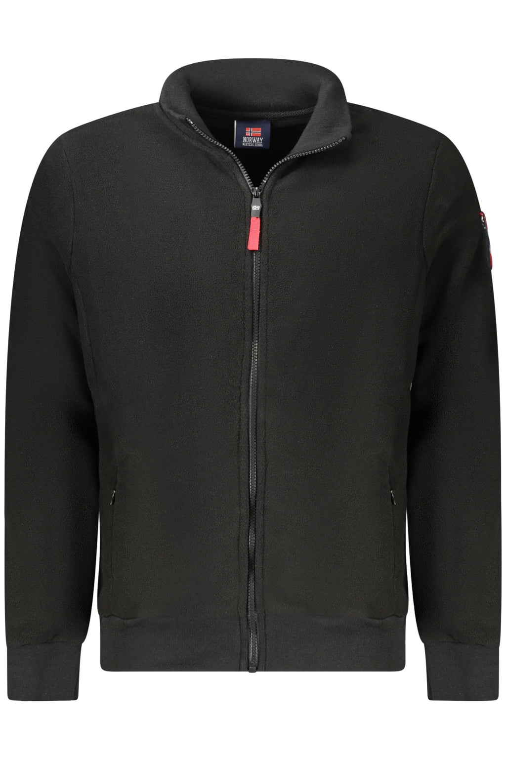 NORWAY 1963 FELPA CON ZIP UOMO NERO