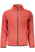 NORWAY 1963 FELPA CON ZIP UOMO ROSSO
