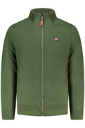 NORWAY 1963 FELPA CON ZIP UOMO VERDE