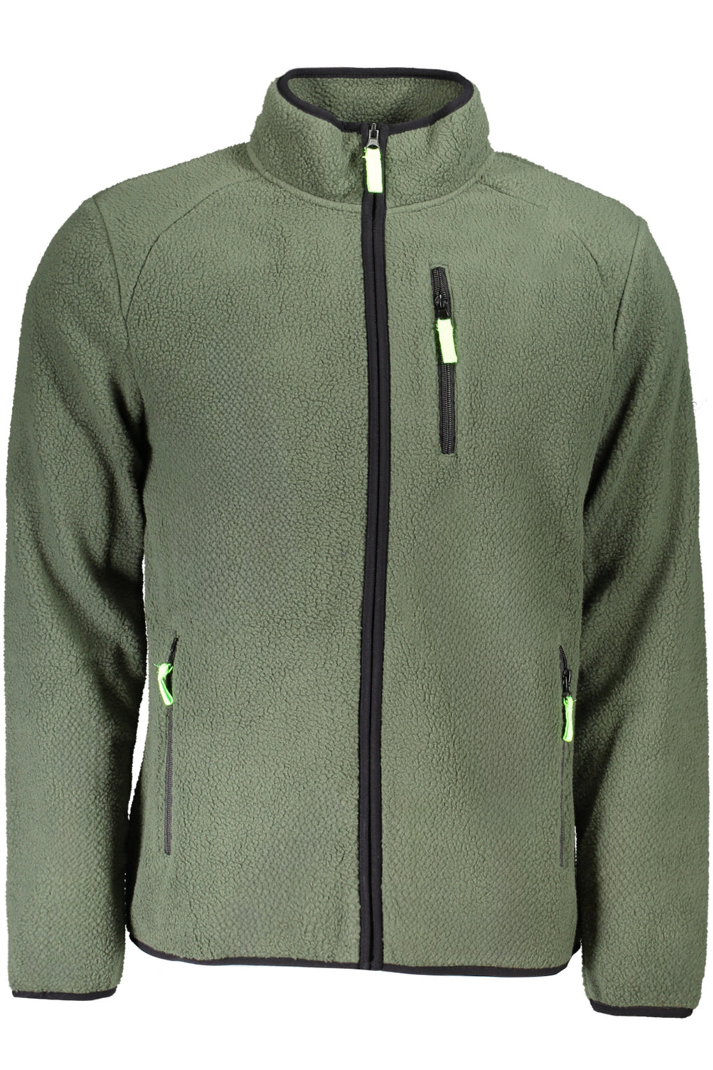 NORWAY 1963 FELPA CON ZIP UOMO VERDE