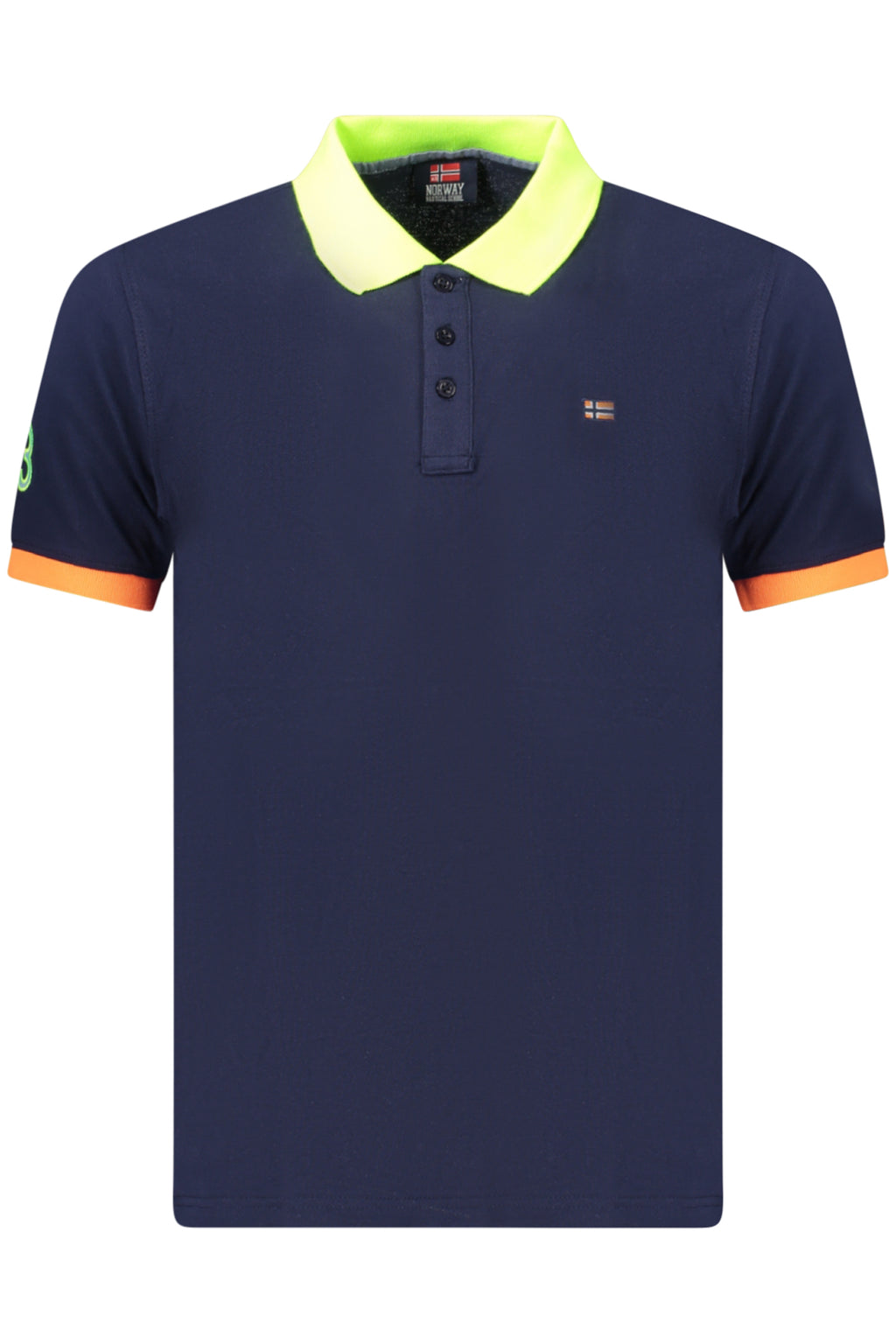 NORWAY 1963 POLO MANICHE CORTE UOMO BLU