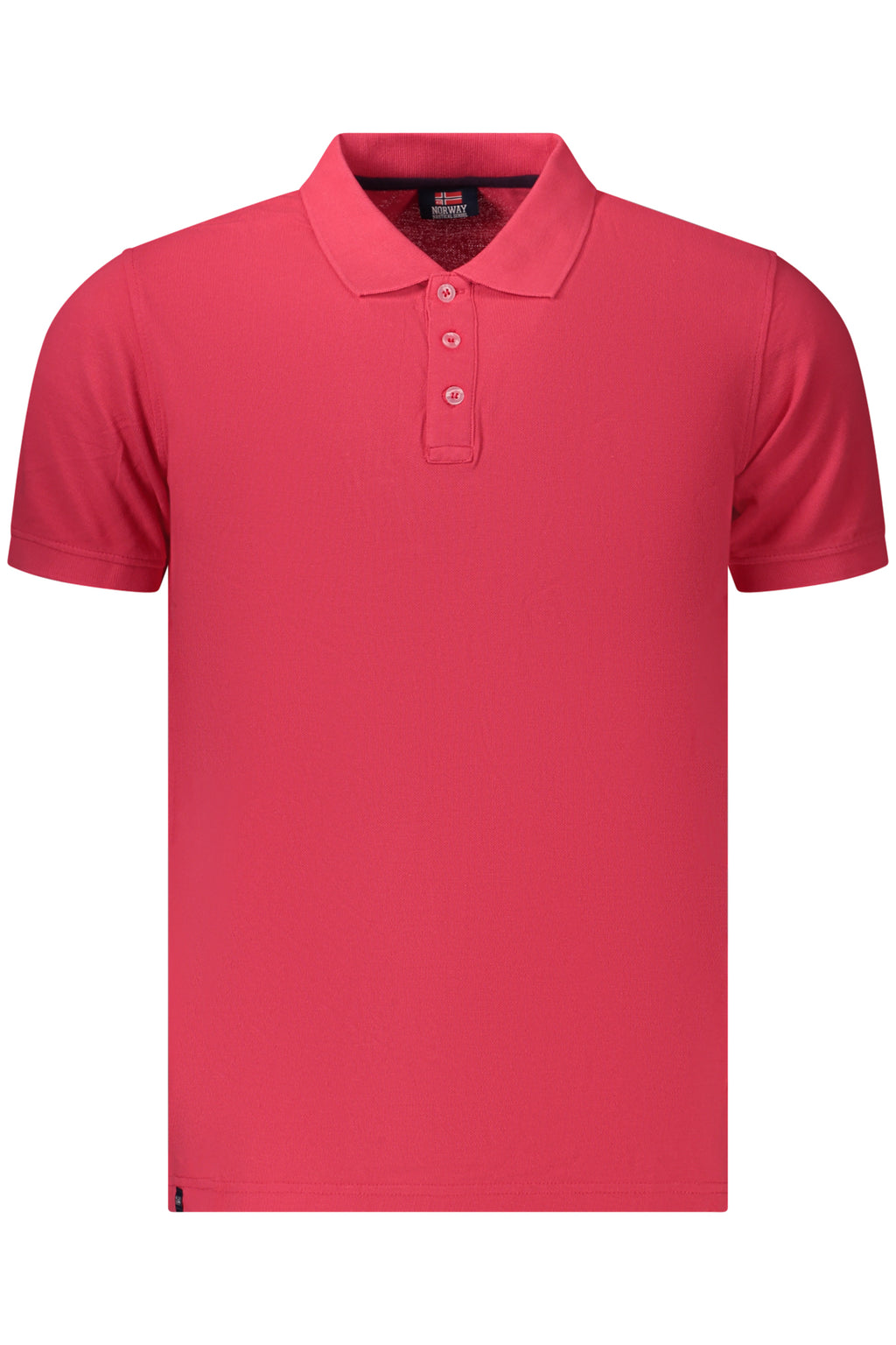 NORWAY 1963 POLO MANICHE CORTE UOMO ROSSO