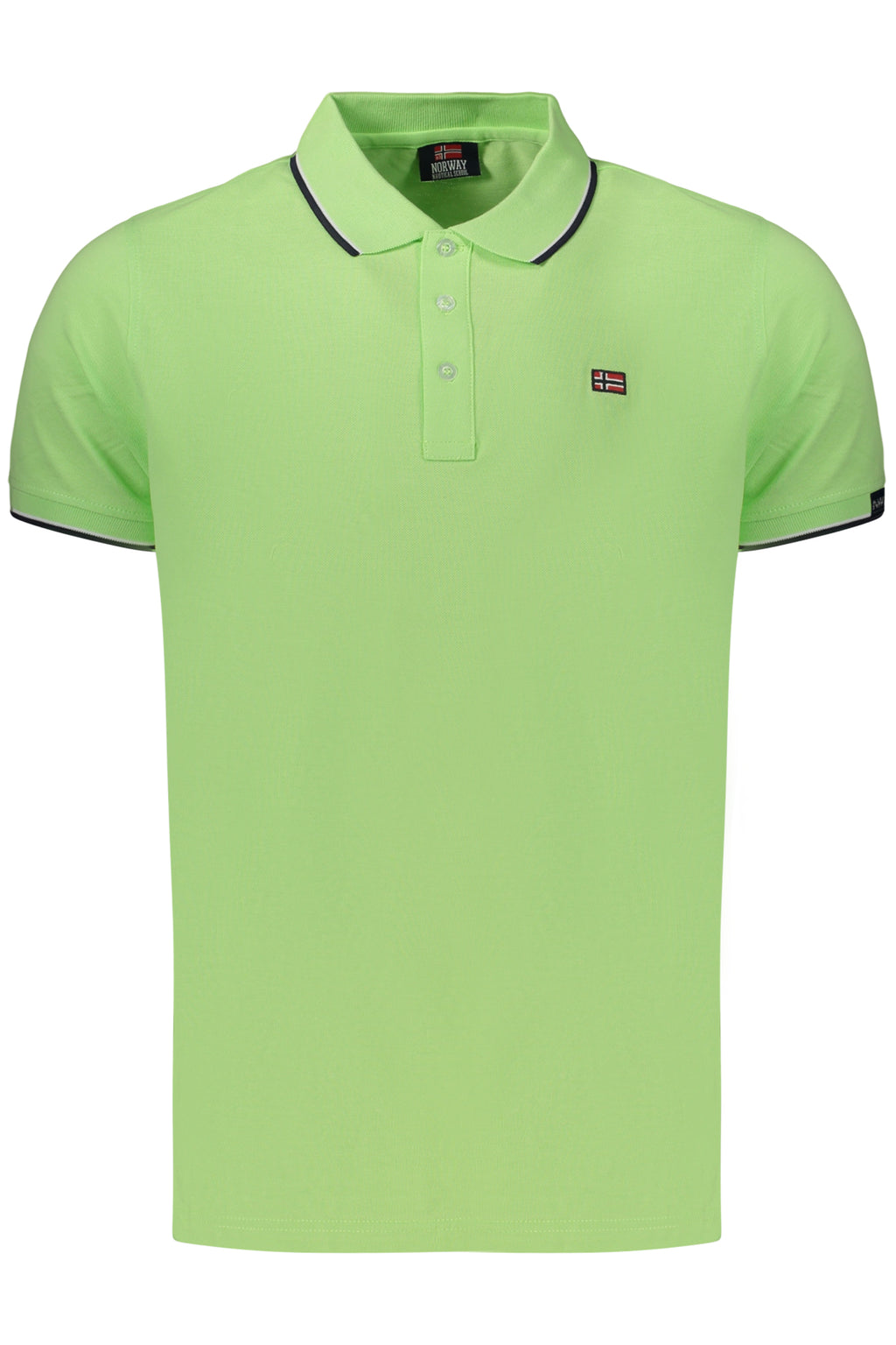 NORWAY 1963 POLO MANICHE CORTE UOMO VERDE