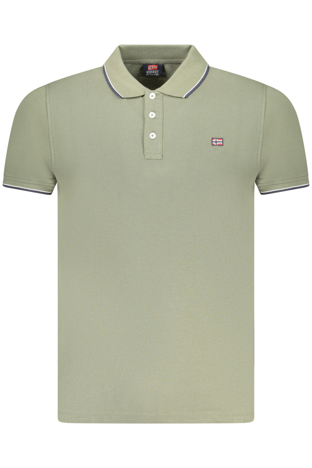 NORWAY 1963 POLO MANICHE CORTE UOMO VERDE