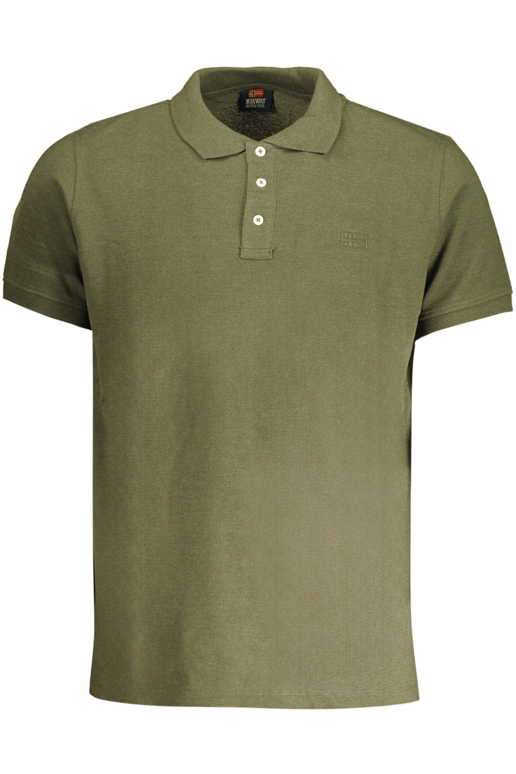 NORWAY 1963 POLO MANICHE CORTE UOMO VERDE