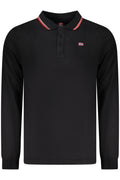NORWAY 1963 POLO MANICHE LUNGHE UOMO NERO