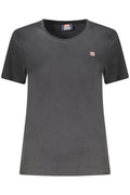 NORWAY 1963 T-SHIRT MANICHE CORTE DONNA NERO