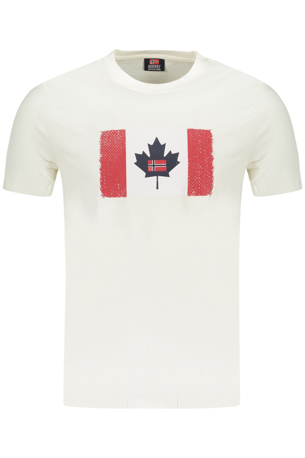 NORWAY 1963 T-SHIRT MANICHE CORTE UOMO BIANCO