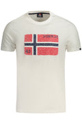 NORWAY 1963 T-SHIRT MANICHE CORTE UOMO BIANCO