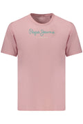 PEPE JEANS T-SHIRT MANICHE CORTE UOMO ROSA