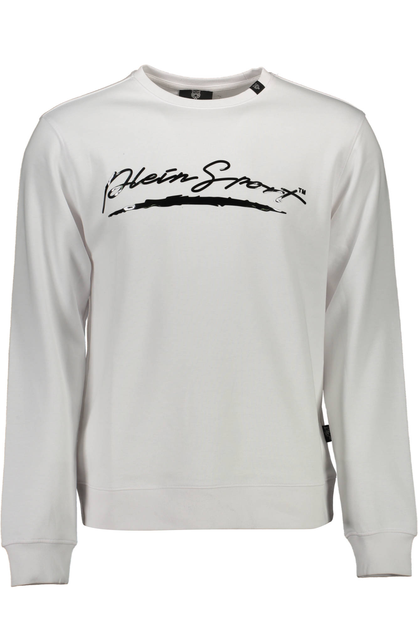 PLEIN SPORT FELPA SENZA ZIP UOMO BIANCO