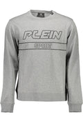 PLEIN SPORT FELPA SENZA ZIP UOMO GRIGIO