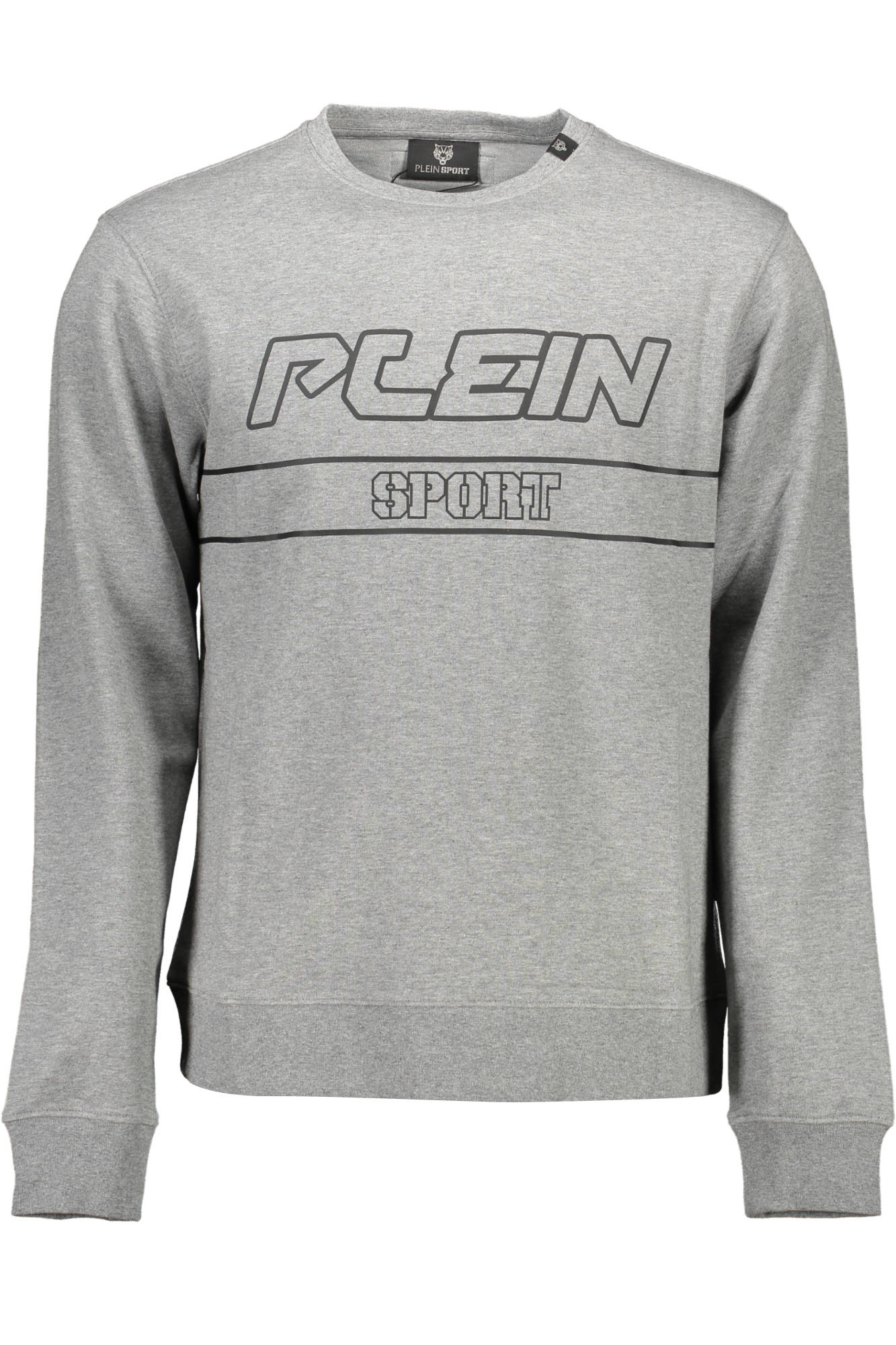 PLEIN SPORT FELPA SENZA ZIP UOMO GRIGIO
