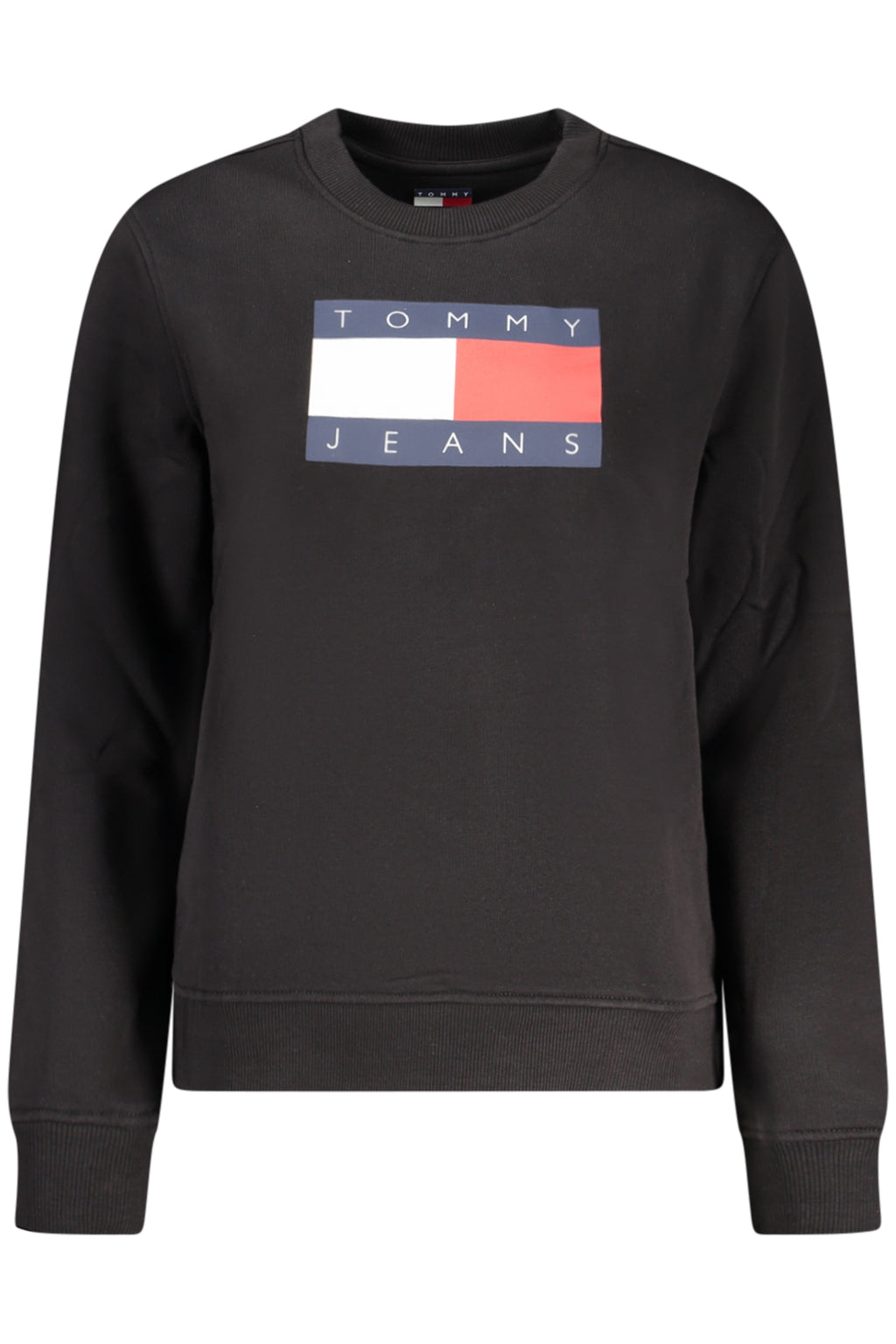 TOMMY HILFIGER FELPA SENZA ZIP DONNA NERO