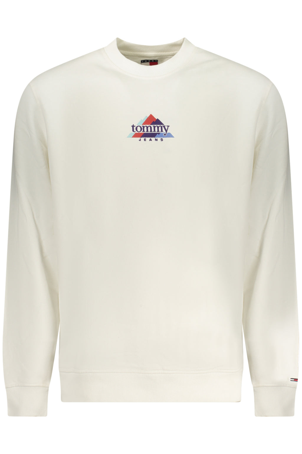 TOMMY HILFIGER FELPA SENZA ZIP UOMO BIANCO