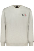 TOMMY HILFIGER FELPA SENZA ZIP UOMO GRIGIO