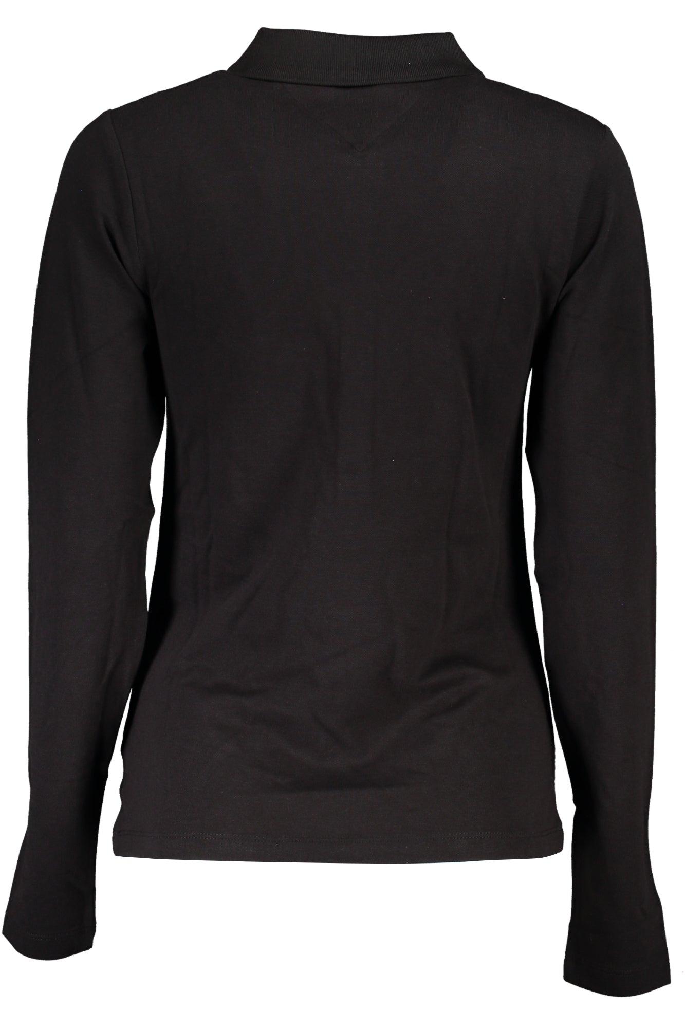 TOMMY HILFIGER POLO MANICHE LUNGHE DONNA NERO