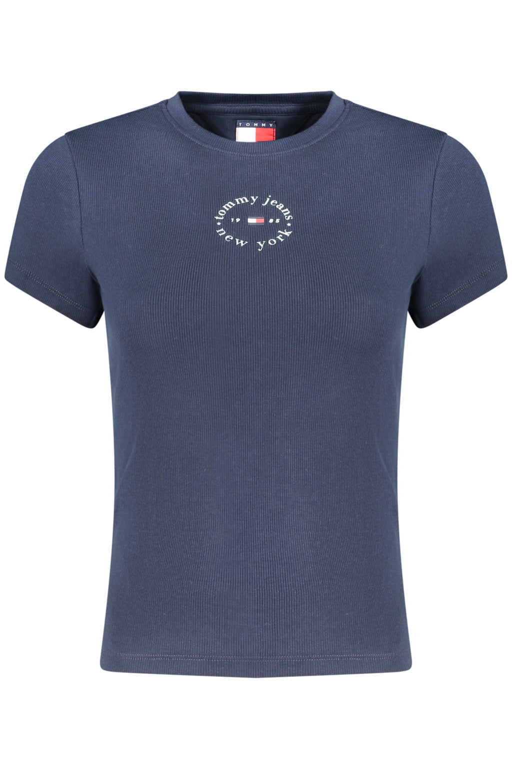 TOMMY HILFIGER T-SHIRT MANICHE CORTE DONNA BLU