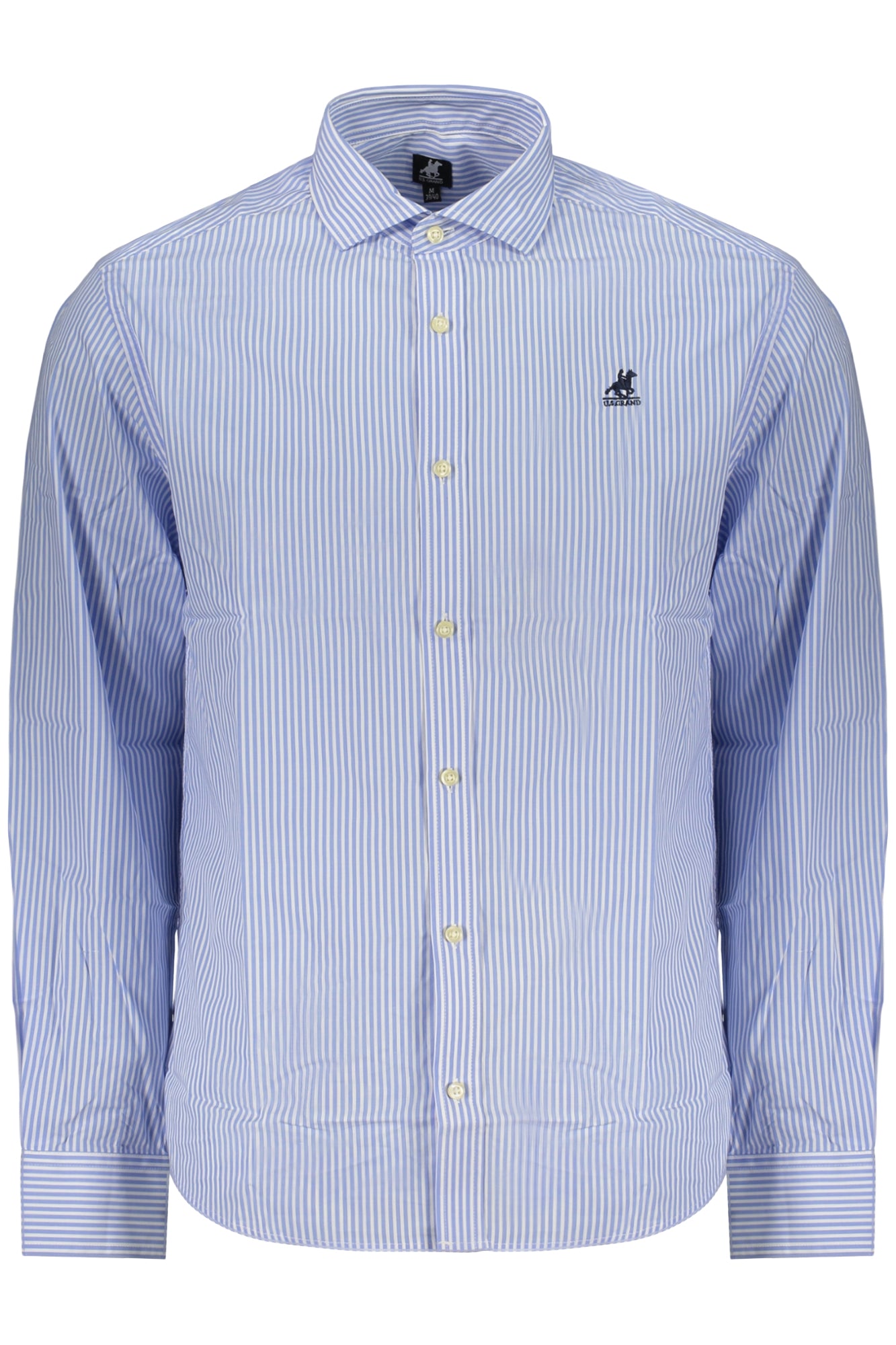 U.S. GRAND CAMICIA MANICHE LUNGHE UOMO AZZURRO