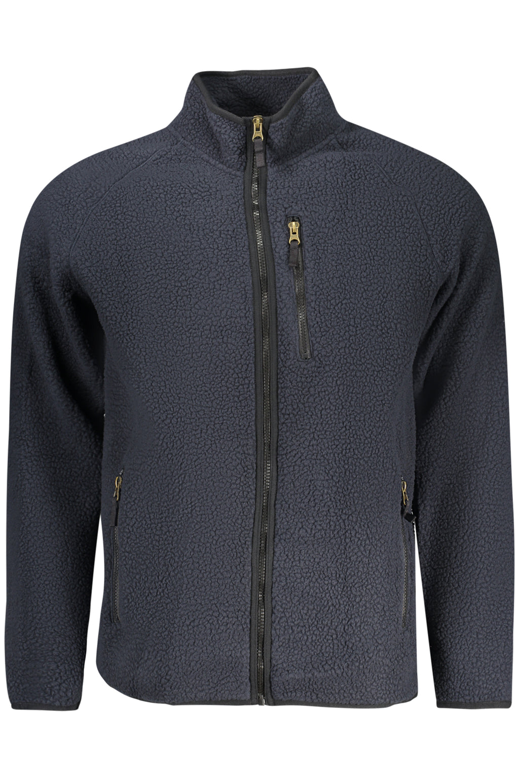 U.S. GRAND FELPA CON ZIP UOMO BLU
