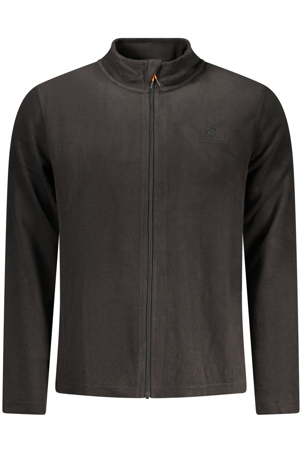 U.S. GRAND FELPA CON ZIP UOMO NERO