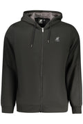 U.S. GRAND FELPA CON ZIP UOMO NERO