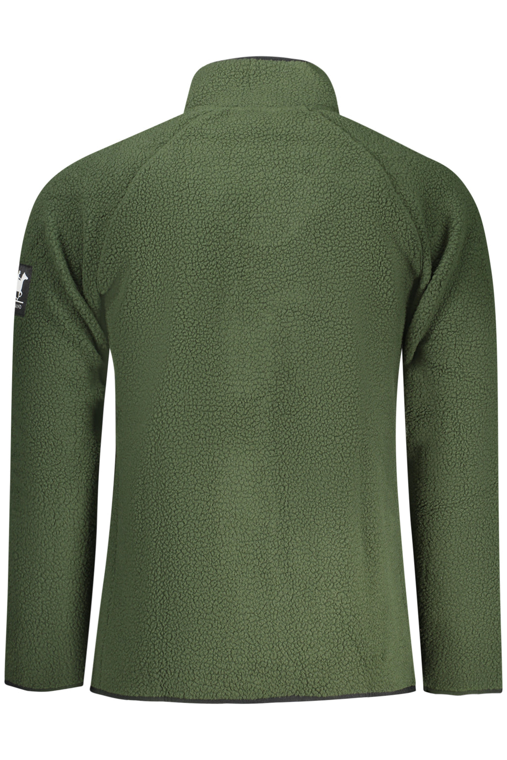 U.S. GRAND FELPA CON ZIP UOMO VERDE