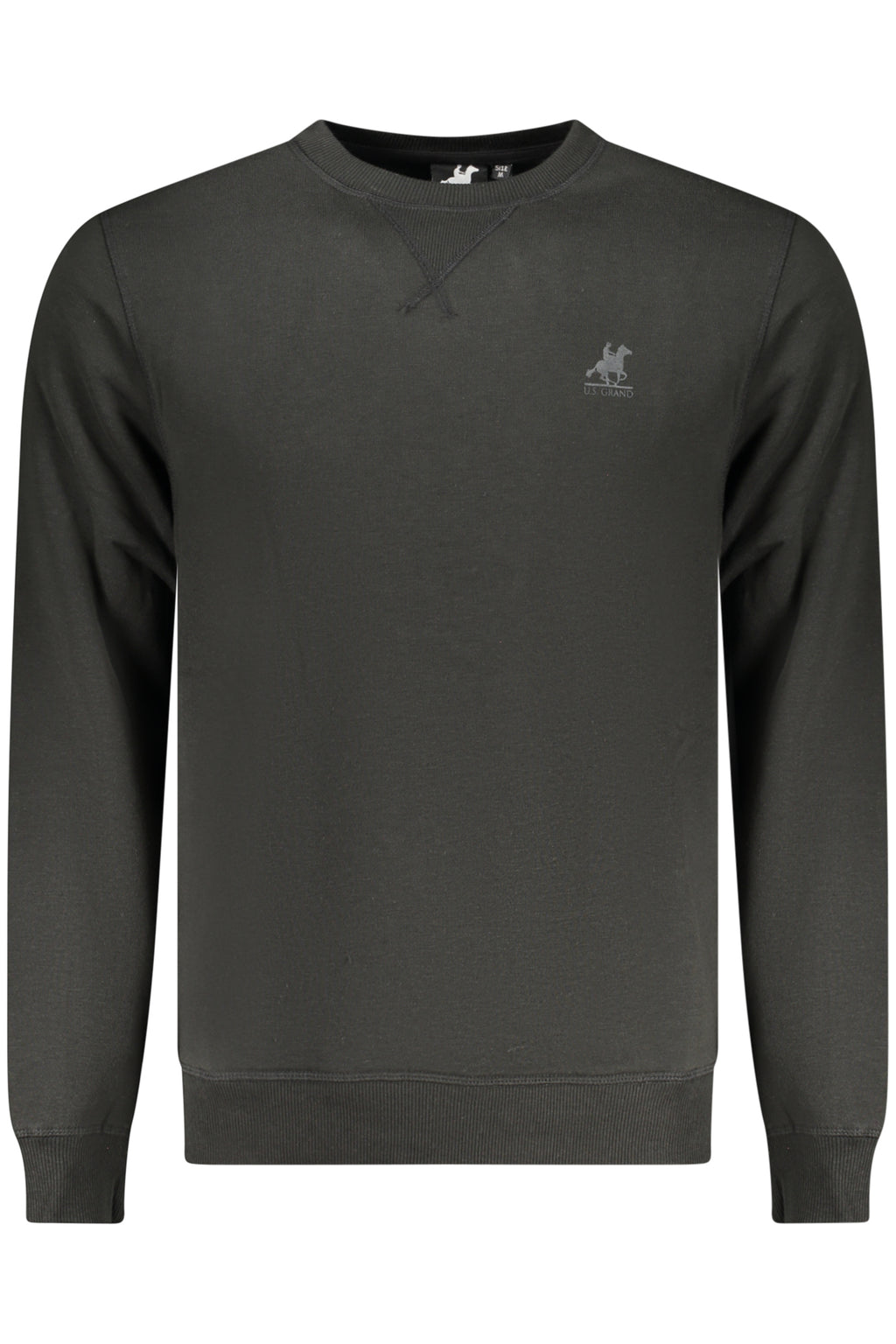 U.S. GRAND FELPA SENZA ZIP UOMO NERO
