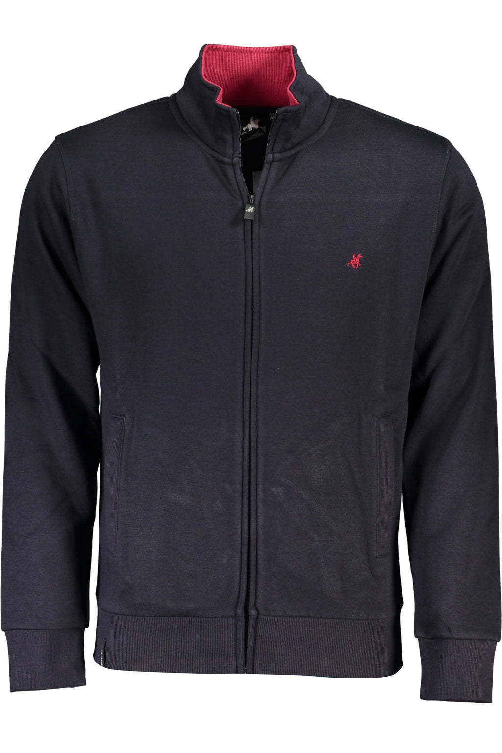 U.S. GRAND FELPA CON ZIP UOMO BLU