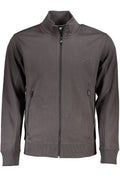 U.S. GRAND FELPA CON ZIP UOMO GRIGIO