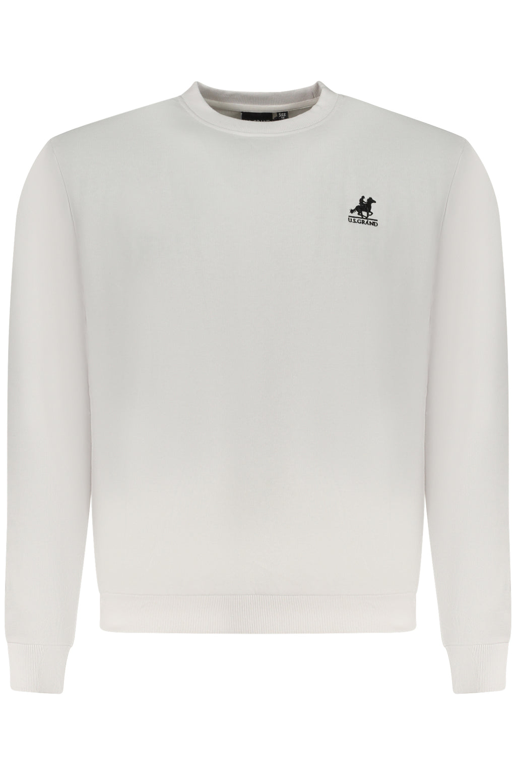 U.S. GRAND FELPA SENZA ZIP UOMO BIANCO