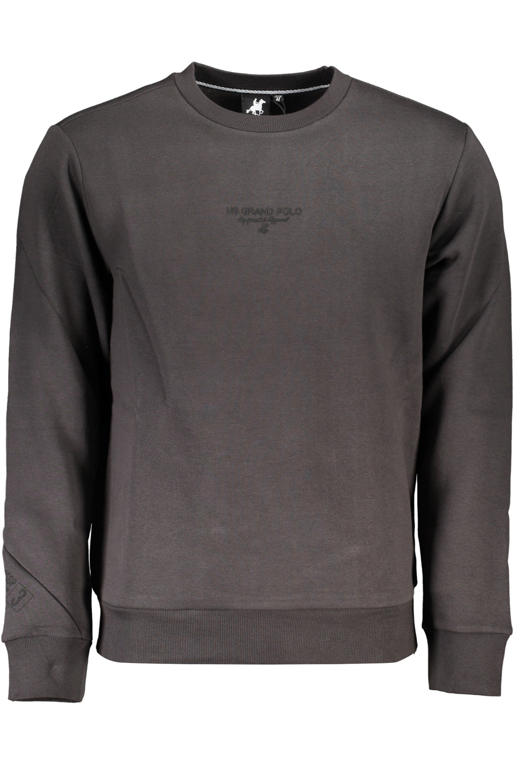 U.S. GRAND FELPA SENZA ZIP UOMO GRIGIO