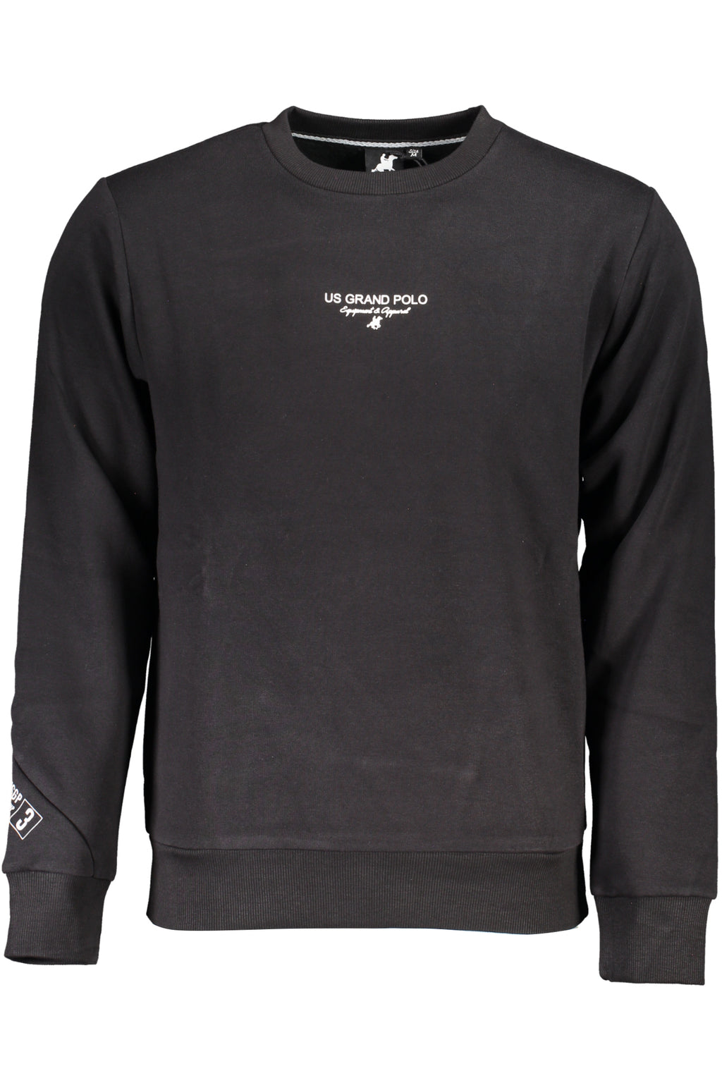 U.S. GRAND FELPA SENZA ZIP UOMO NERO